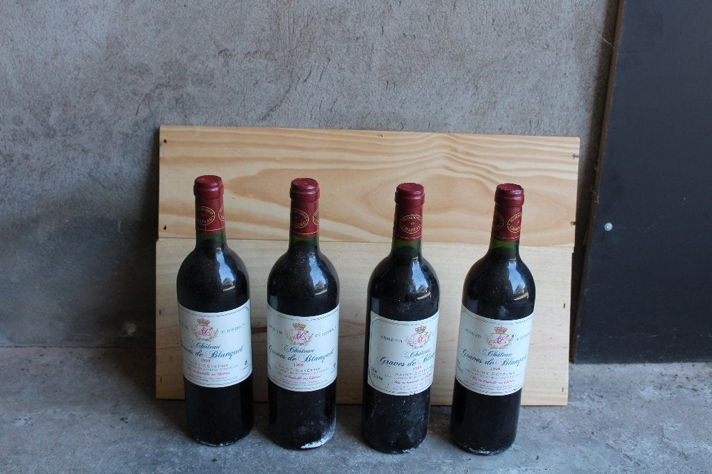 St Estèphe Château Graves de Blanquet. 1999., Verzamelen, Wijnen, Ophalen, Frankrijk, Zo goed als nieuw, Rode wijn
