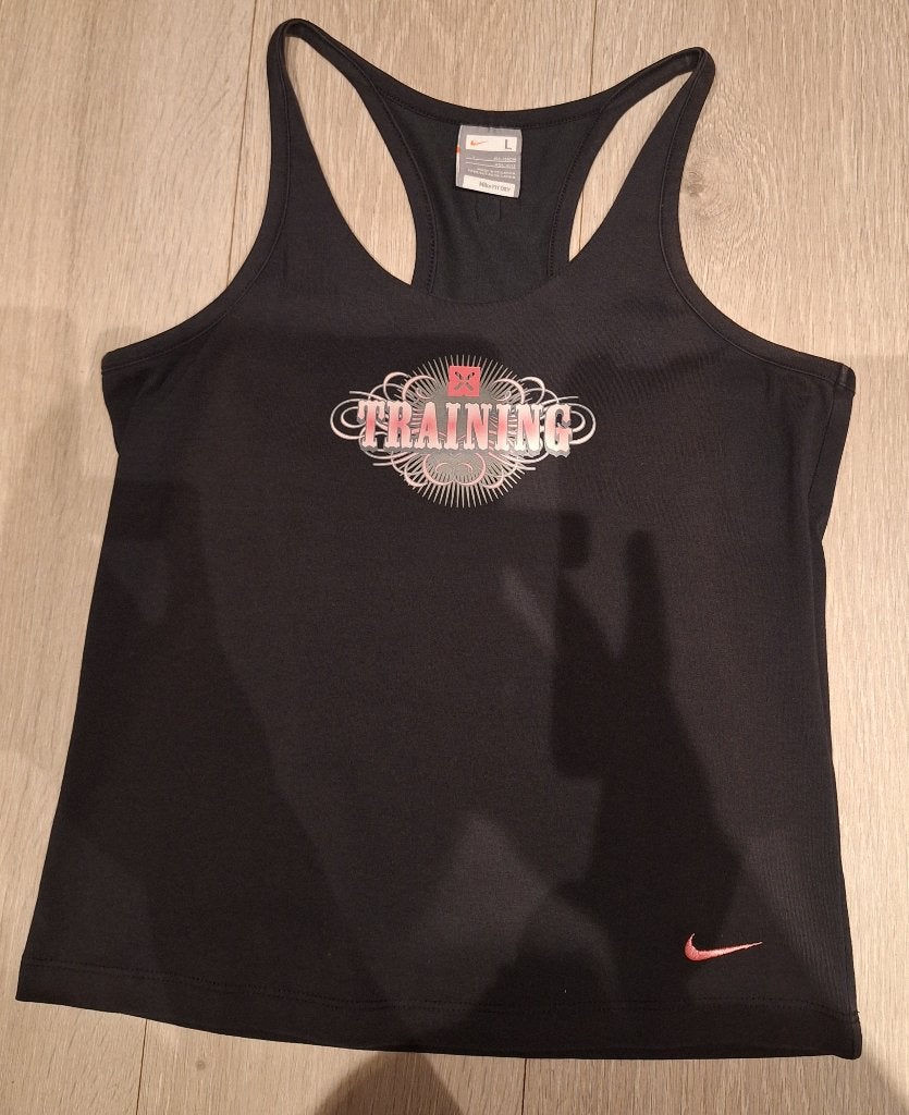 Tenniskleding, topje, Nike (Fit Dry), maat12-13 jaar, zwart, Vêtements | Femmes, Vêtements de sport, Enlèvement ou Envoi, Sport de raquette