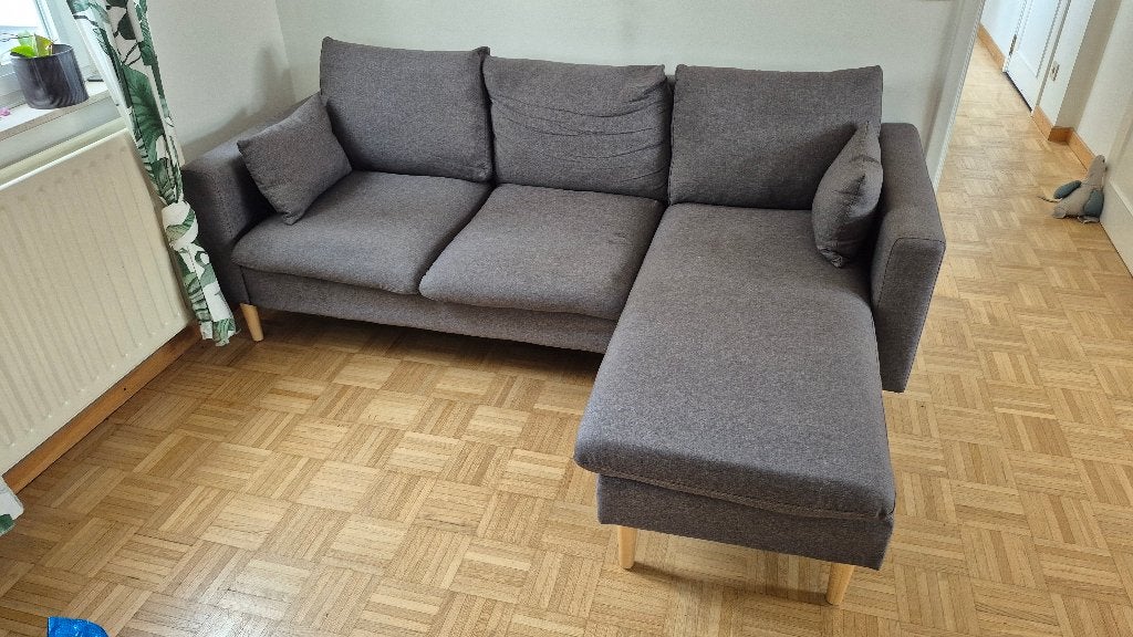 Hoeksalon, Huis en Inrichting, Ophalen, Gebruikt, Stof