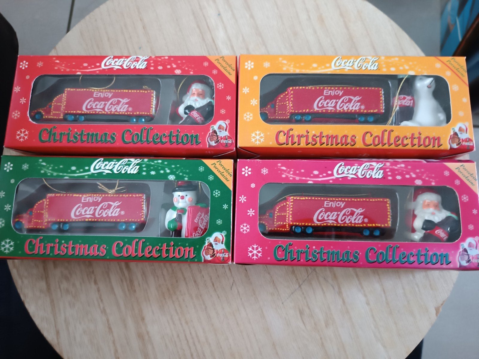 Figurines de Noël en porcelaine Coca Cola pour le sapin de N, Enlèvement ou Envoi