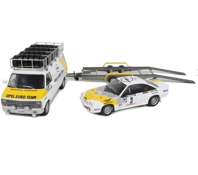 Rallye Pack Opel Tour de Corse 1984 - 1:18 Ottomobile, Hobby en Vrije tijd, Ophalen of Verzenden, Nieuw, Auto, OttOMobile