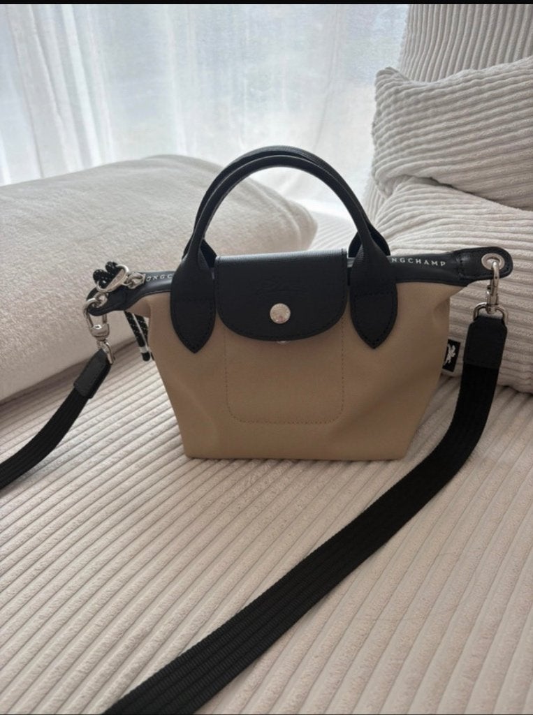 NIEUW Longchamp Pliage Energy MINI-tas, Handtassen en Accessoires, Tassen | Damestassen, Verzenden, Nieuw, Beige, Handtas