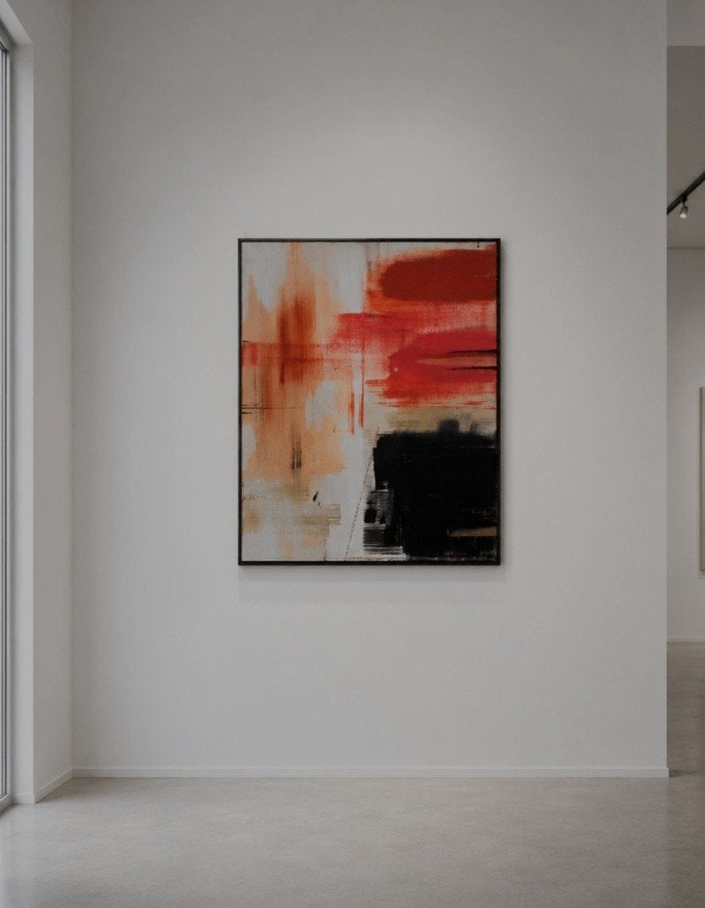 Schilderijen Modern Abstract Kunst, Antiek en Kunst, Kunst | Schilderijen | Modern, Ophalen of Verzenden, Overig onderwerp