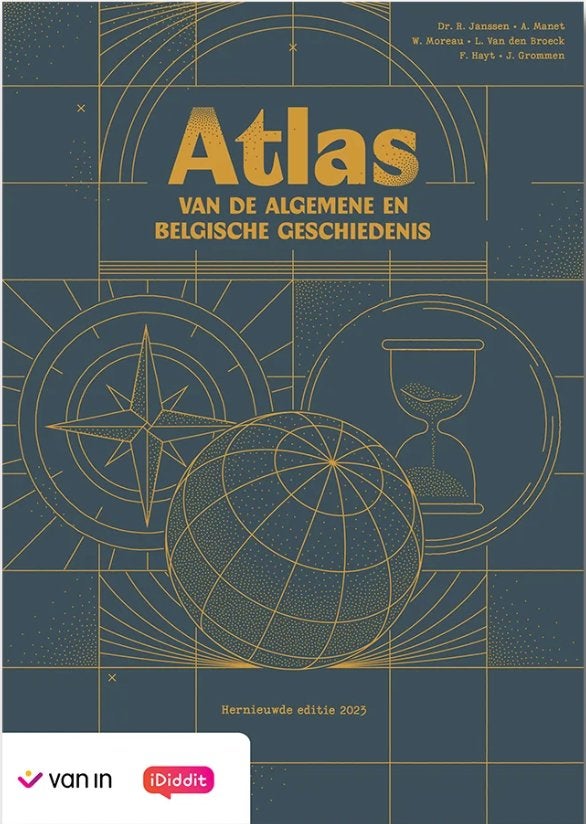 Van In - Atlas - van de algemene en Belgische geschiedenis, Livres, Atlas & Cartes géographiques, Enlèvement ou Envoi, Neuf, Autres atlas