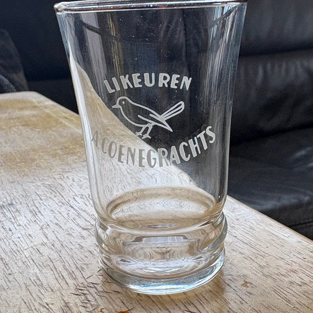 Liqueur en verre A.COENEGRACHTS, Collections, Enlèvement ou Envoi, Comme neuf, Verre ou Verres, Autres marques