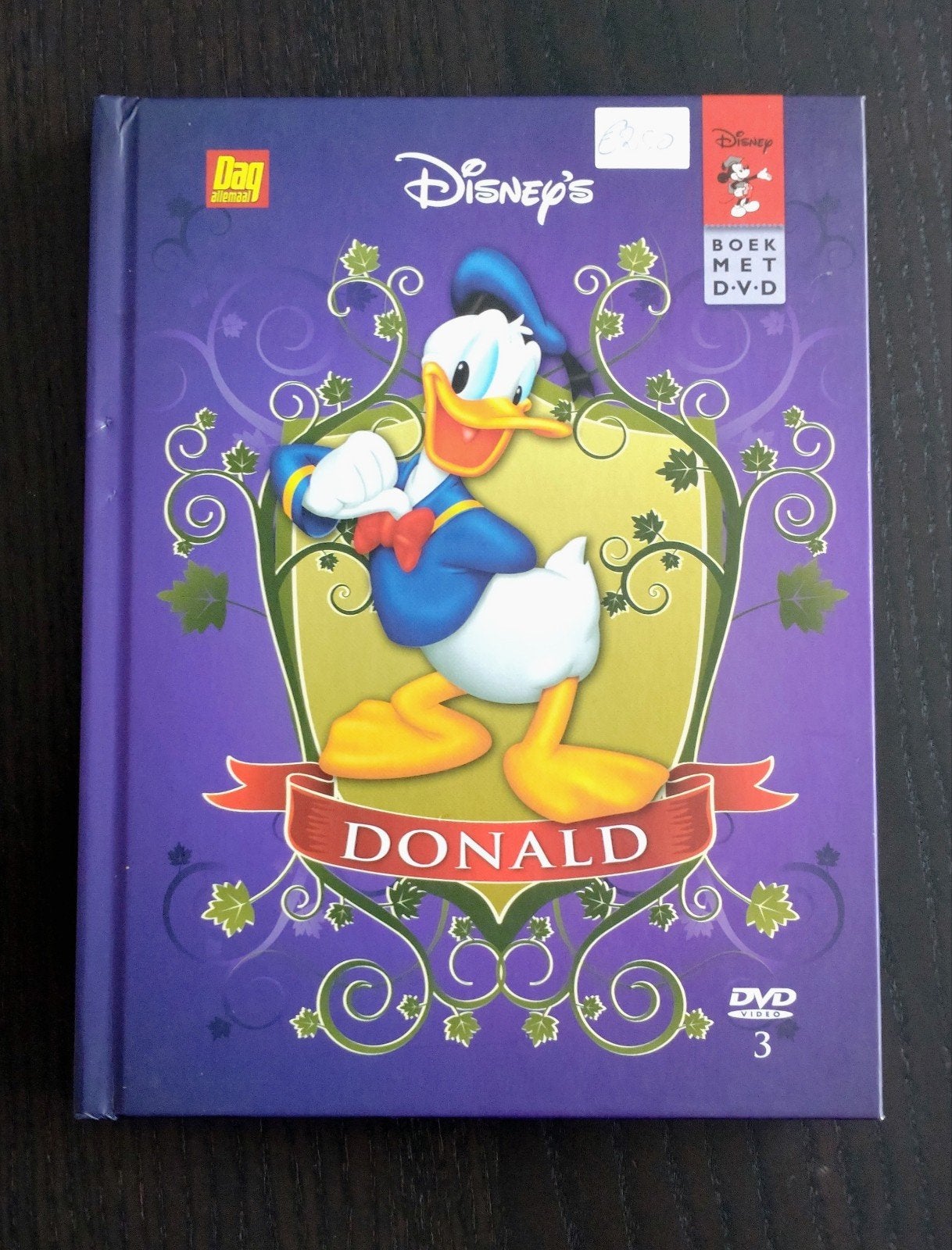 Donald Duck dvd + boek, Cd's en Dvd's, Ophalen, Tekenfilm, Alle leeftijden, Nederlands