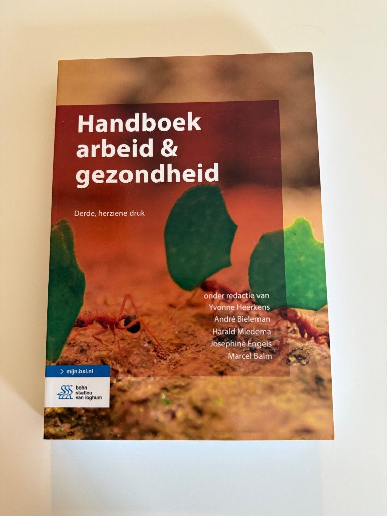 Handboek arbeid & gezondheid, Boeken, Studieboeken en Cursussen, Ophalen of Verzenden, Nieuw, Hogeschool, Diverse auteurs