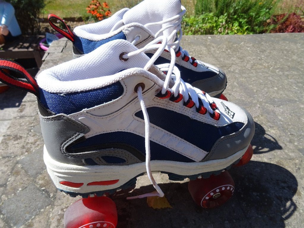 Patins à roulettes Roller Quad 200 Look Vintage Décathlon, Autres marques, Femmes, Enlèvement, Utilisé