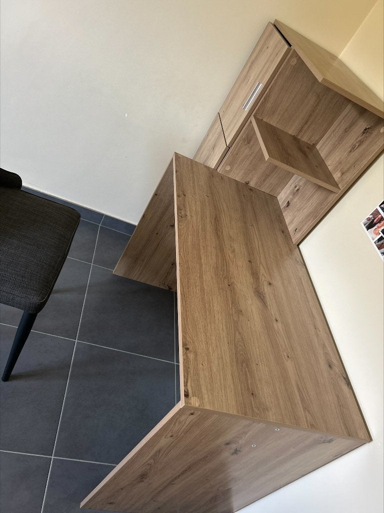 bureau, Ophalen, Hout, 50 cm, Nieuw