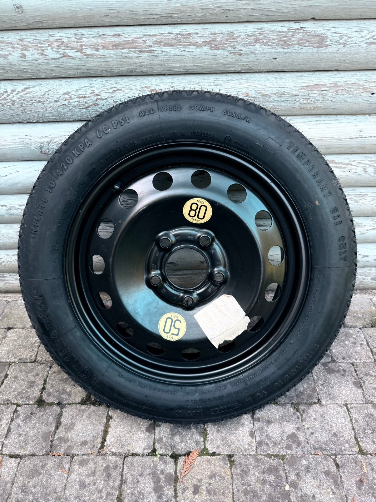 1 velg+ reservewiel BMW E90/E46, Ophalen, Zo goed als nieuw