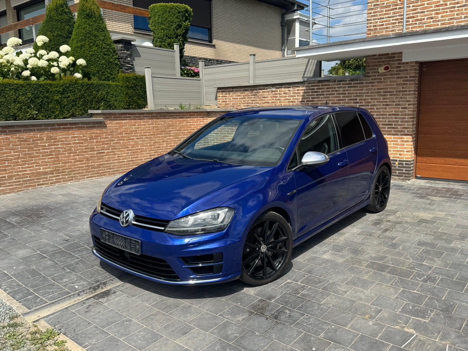 Golf R 2.0 TSI 4Motion, Auto's, Volkswagen, Automaat, 4 deurs, Blauw, Leder