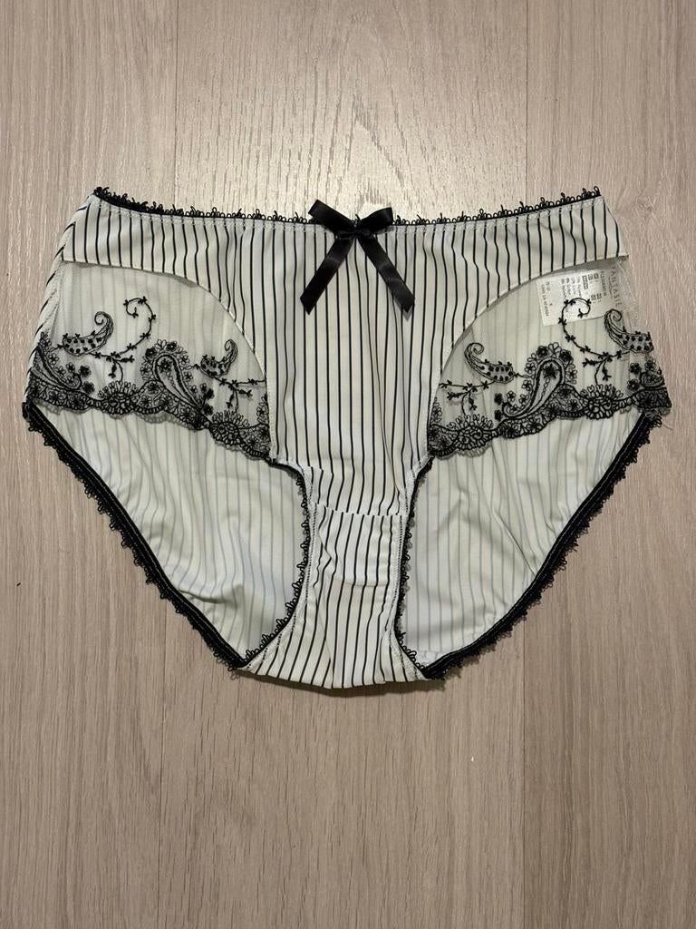 Nieuw wit/zwart slipje van Fantasie (S)., Ophalen of Verzenden, Wit, Slip