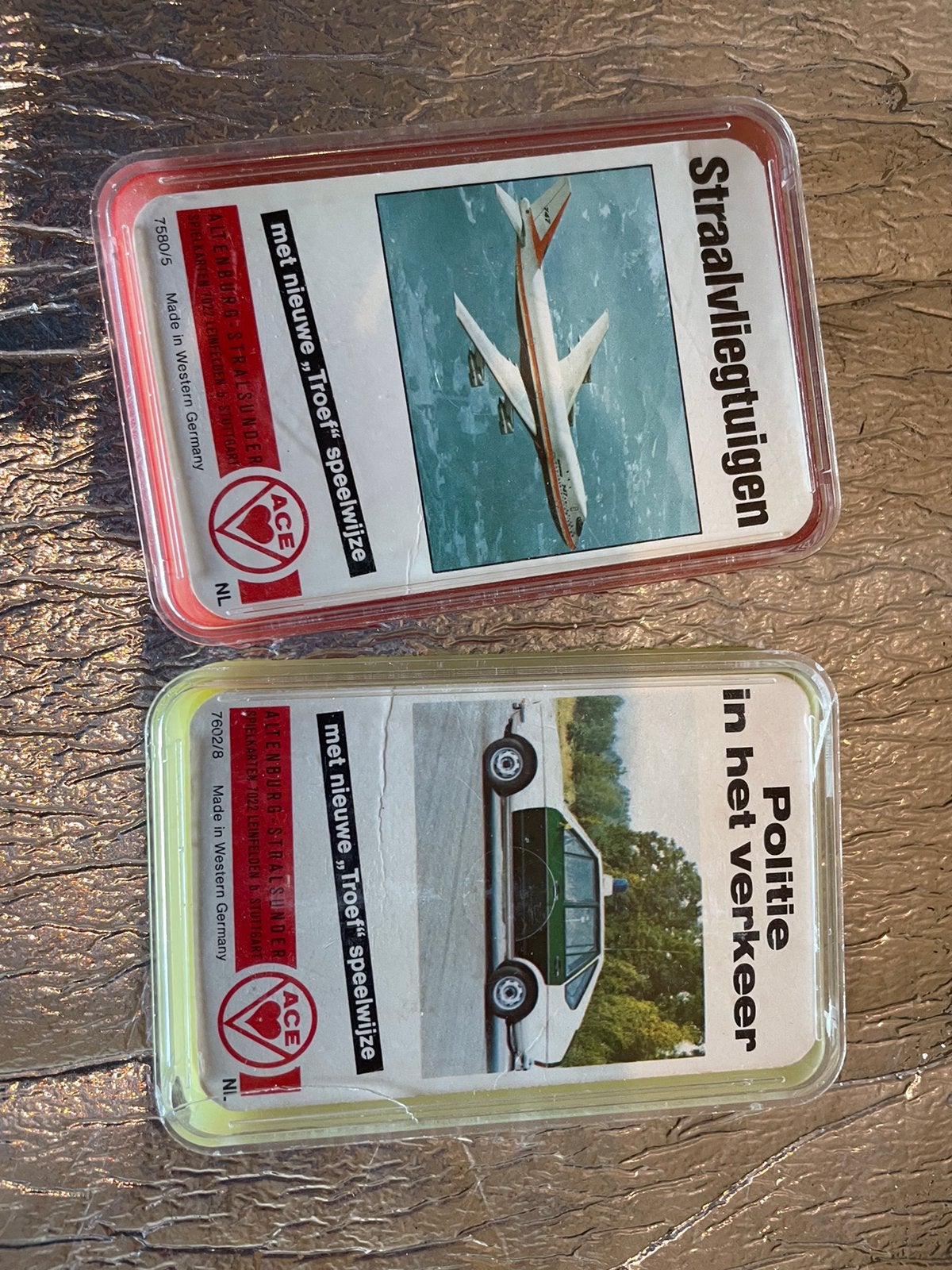 Speelkaarten vliegtuigen en politie, Verzamelen, Ophalen, Zo goed als nieuw, Speelkaart(en)