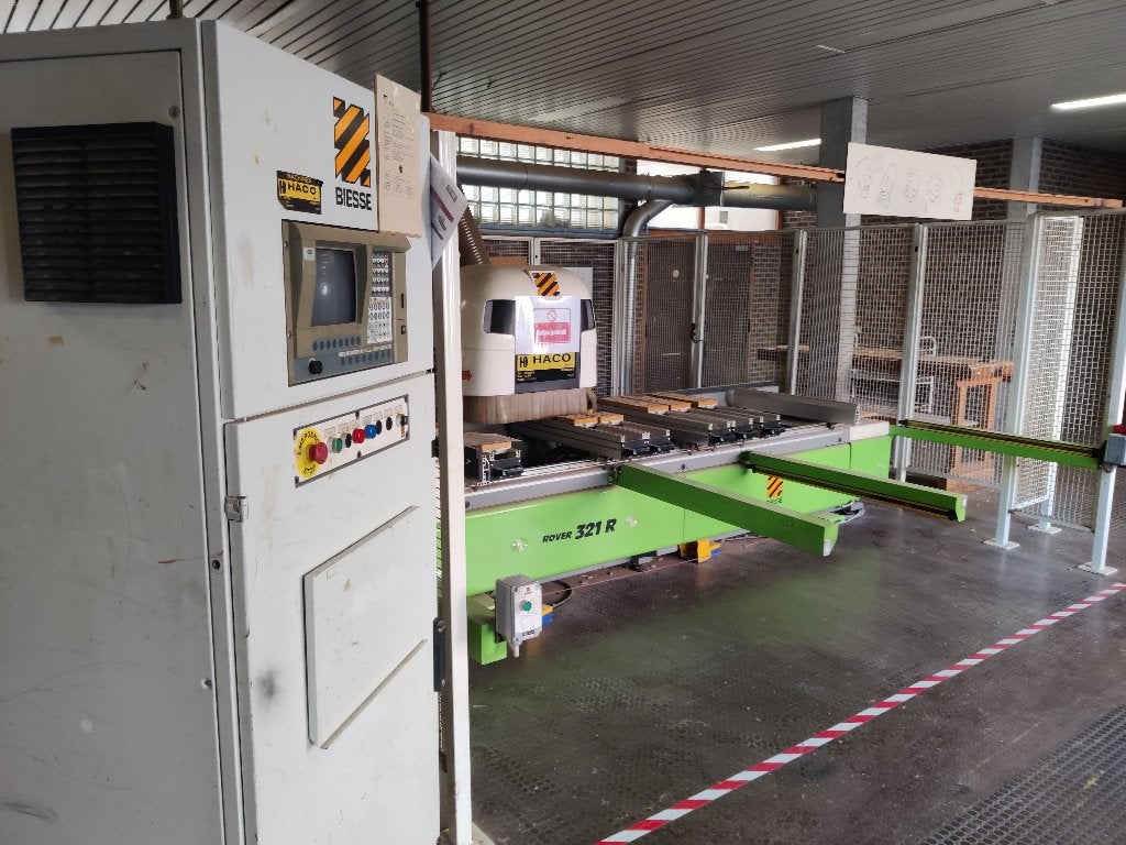 CNC Biesse Rover 321 R, Ophalen
