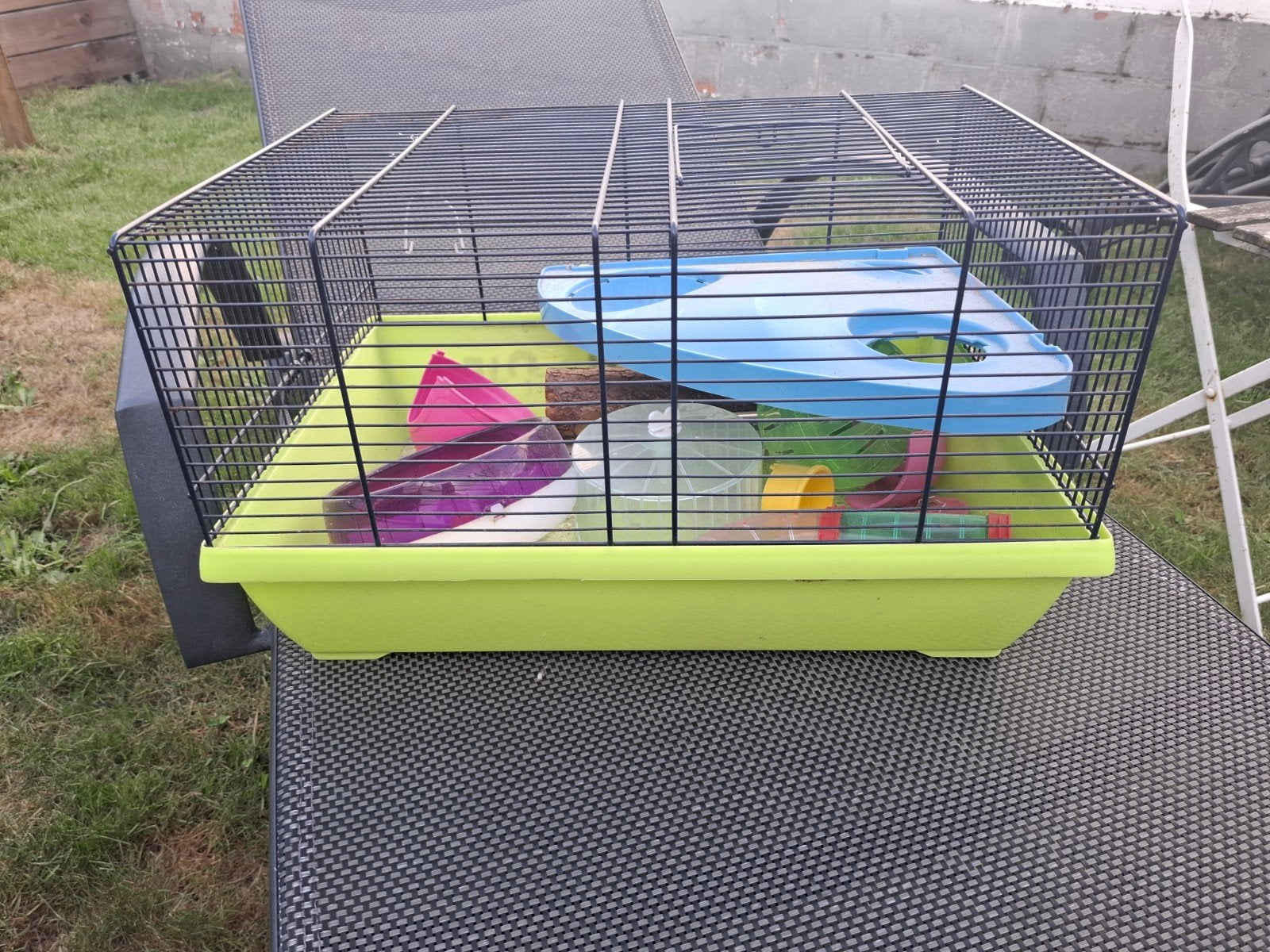Hamsterhok, Ophalen