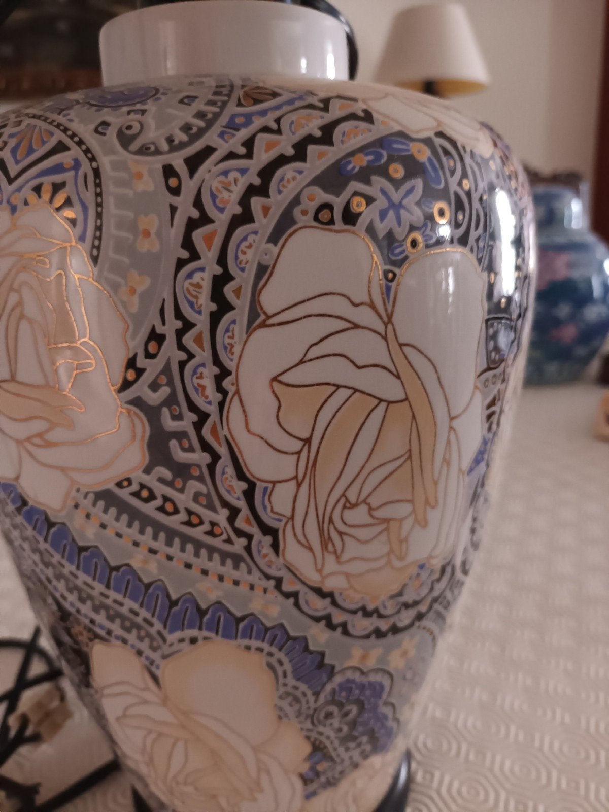 lampe de table, Maison & Meubles, Lampes | Lampes de table, Doré, Enlèvement