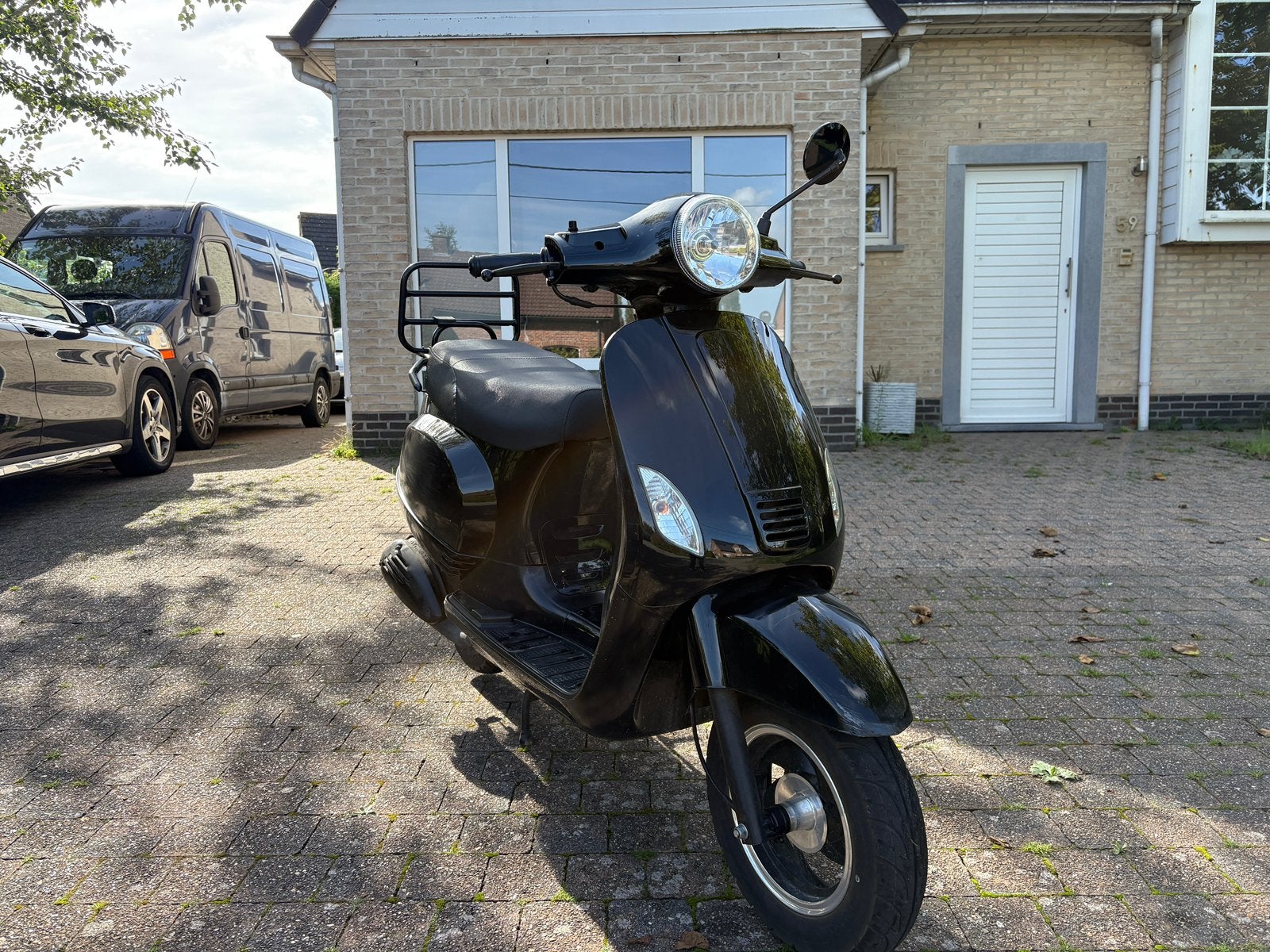 Trottinette Vespa look | 50 cc | Classe B, Vélos & Vélomoteurs, Classe B (45 km/h), Enlèvement, Utilisé, Essence