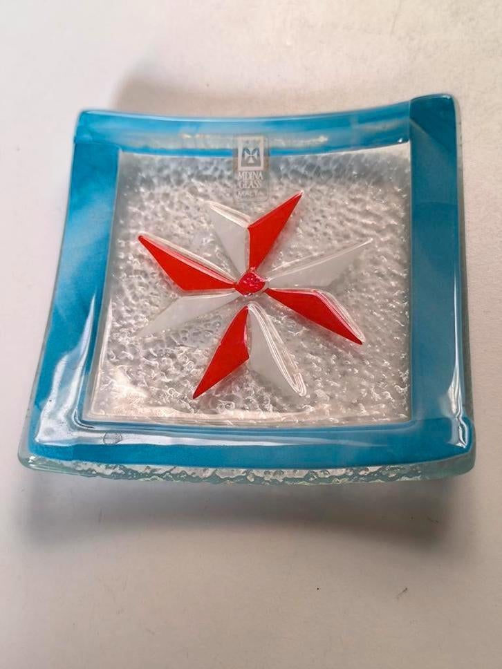 Vintage Mdina glass, schaaltje, Antiek en Kunst, Ophalen of Verzenden