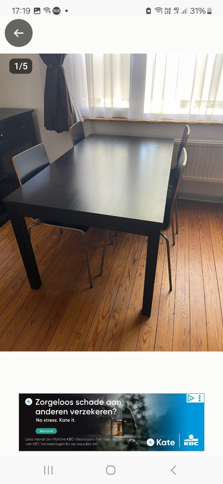 eettafel, Maison & Meubles, Enlèvement ou Envoi