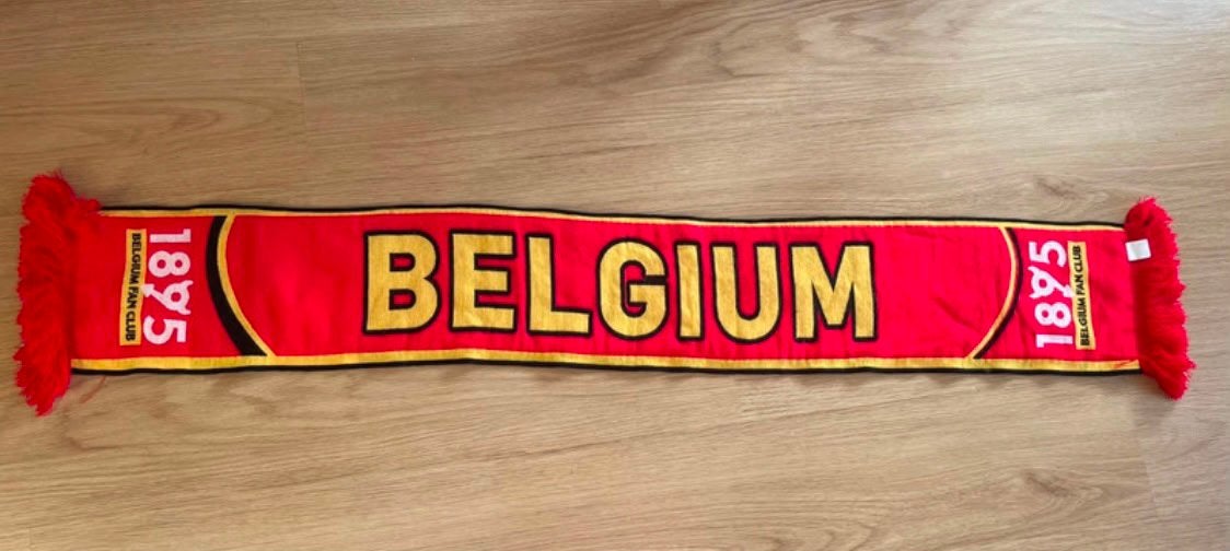 Supporterssjaal Rode Duivels, Verzamelen, Sportartikelen en Voetbal, Ophalen, Gebruikt, Vaantje of Sjaal