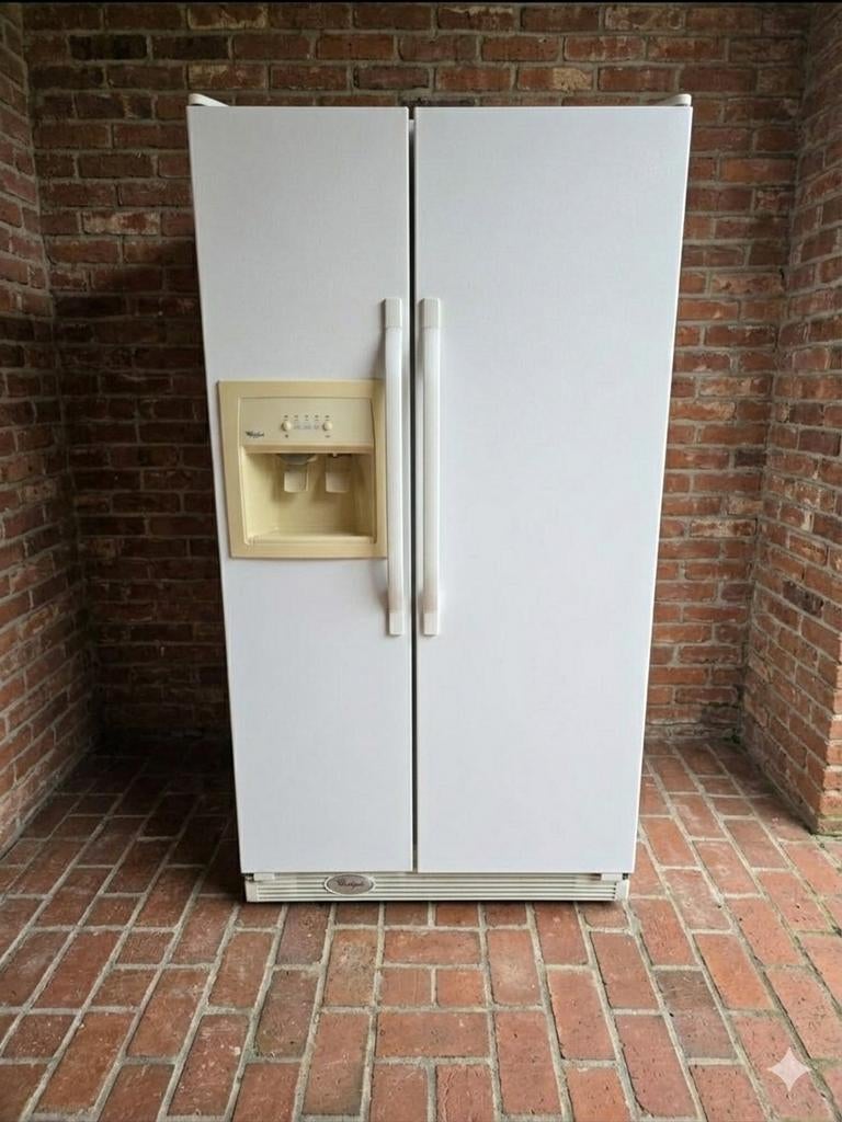 ​Frigo Américain Blanc - État Maniaque - Accès Remorque RDC, Classe énergétique A ou plus économe, Avec compartiment congélateur
