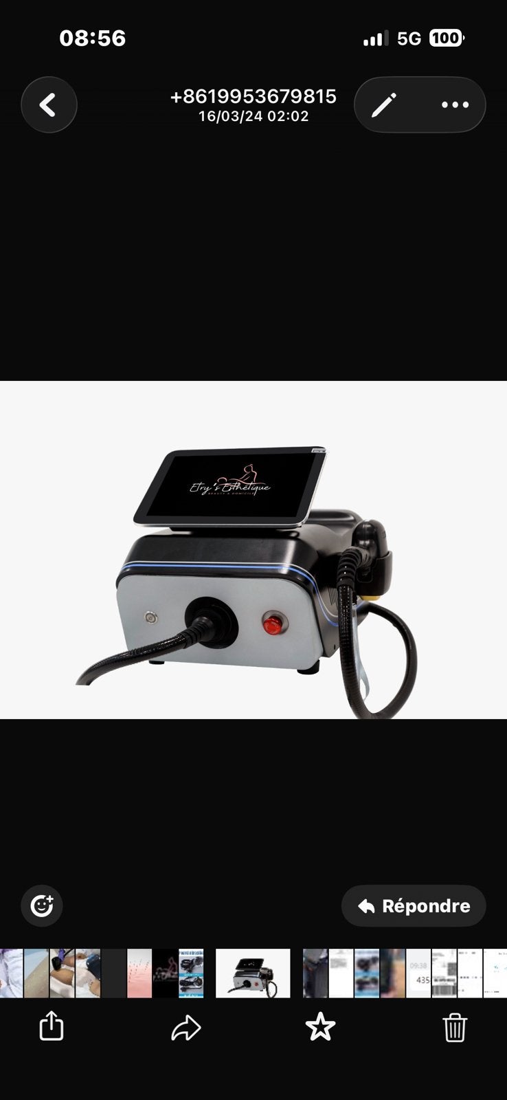 Laser diode professionnel 755/808/1064 nm – 3 longueurs, Ophalen, Zo goed als nieuw