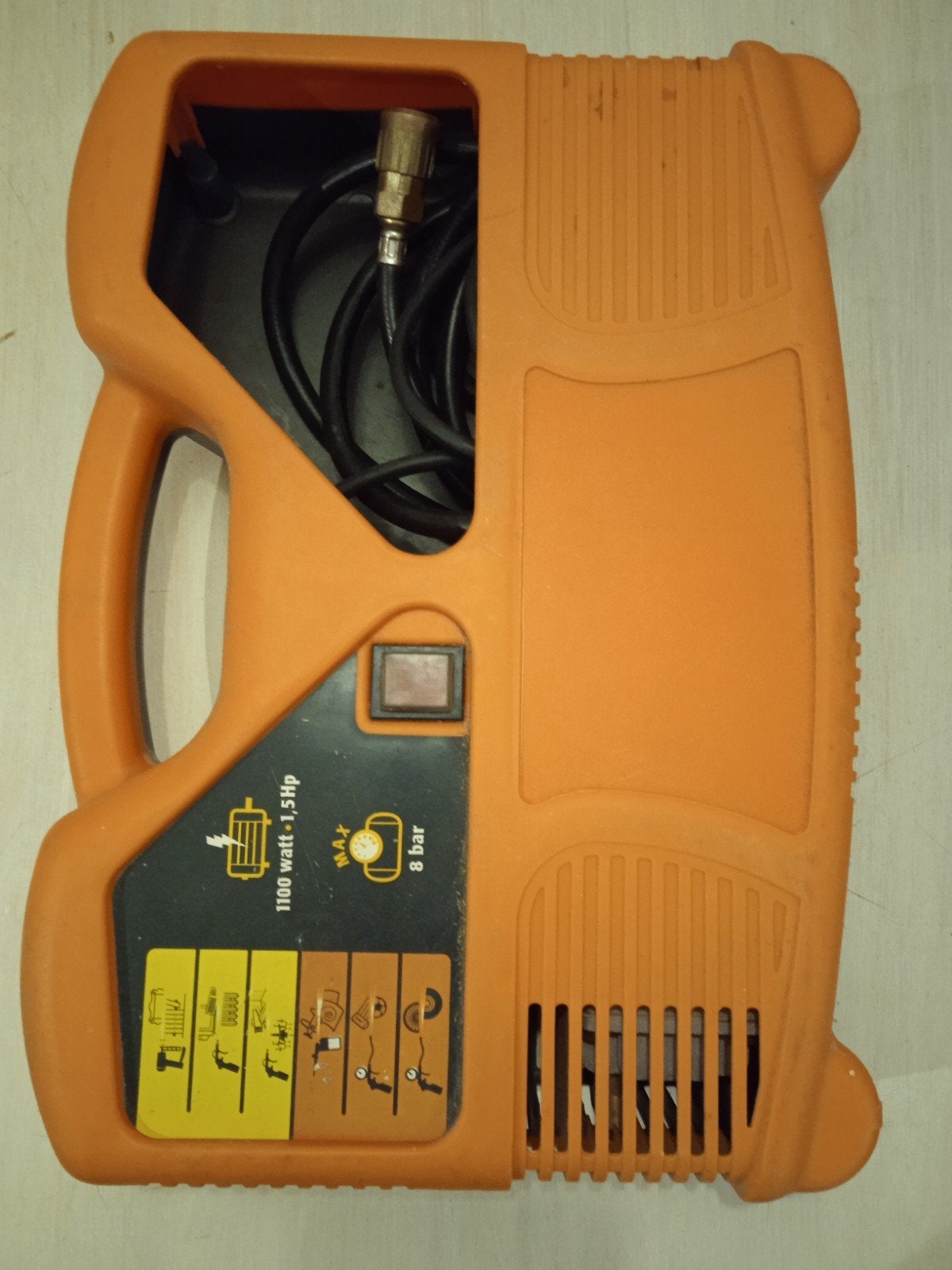 petit compresseur portable 8bar, Bricolage & Construction, Enlèvement ou Envoi, Utilisé, 6 à 10 bars, Mobile