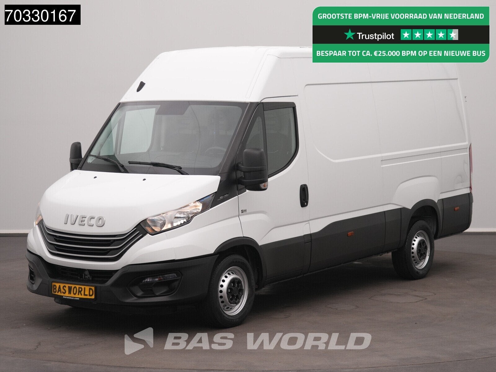 Iveco Daily 35S14 L2H2 Airco Cruise Camera Groot scherm 3520, Autos, Achat, Euro 6, Entreprise, Boîte manuelle