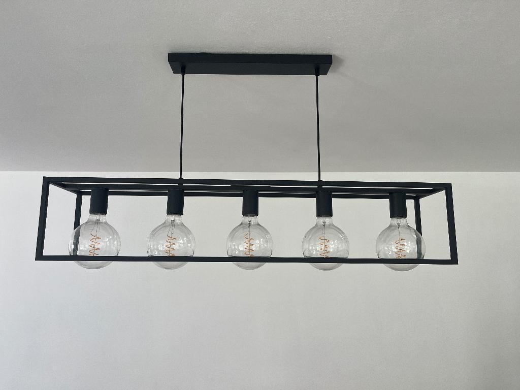 Luminaire style industriel, Maison & Meubles, Lampes | Suspensions, Enlèvement, Comme neuf, Industriel, Moins de 50 cm
