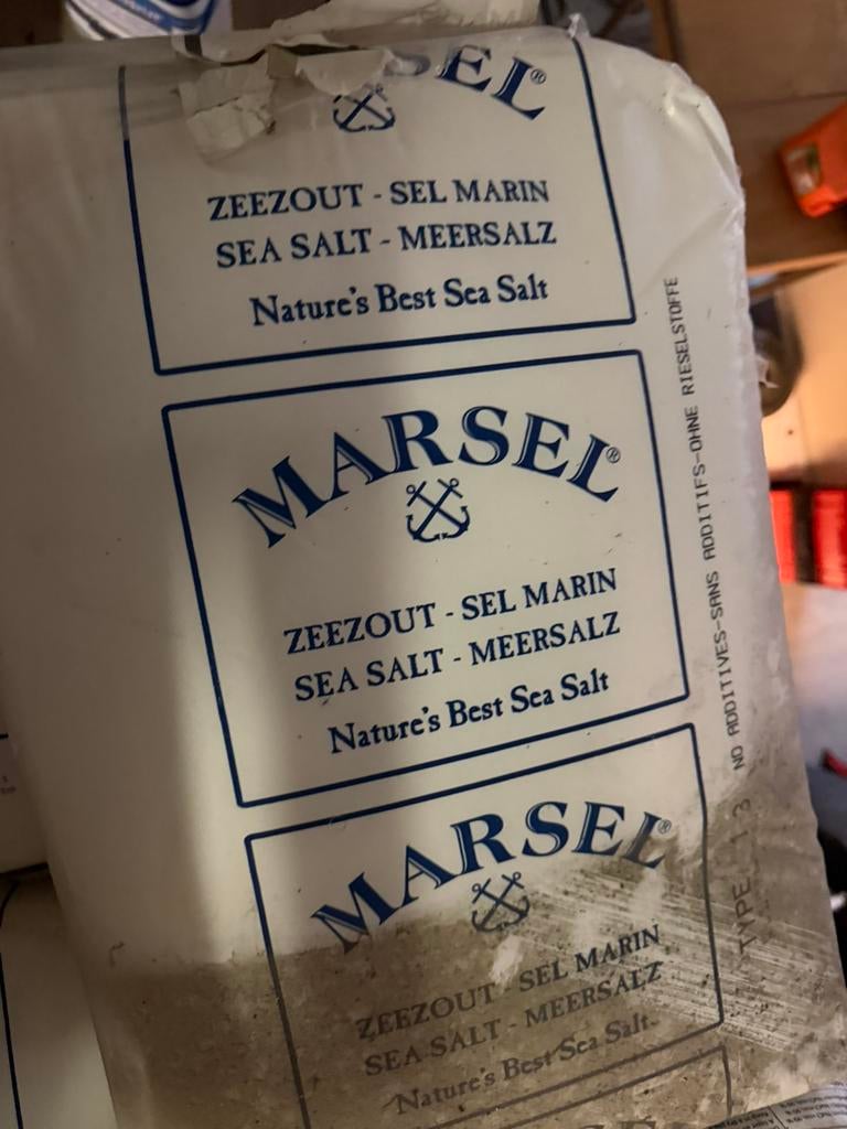 Zeezout marsel, Ophalen