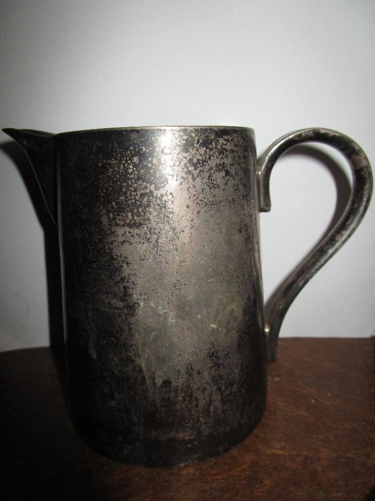 verzilverde melkpot, Antiek en Kunst, Ophalen