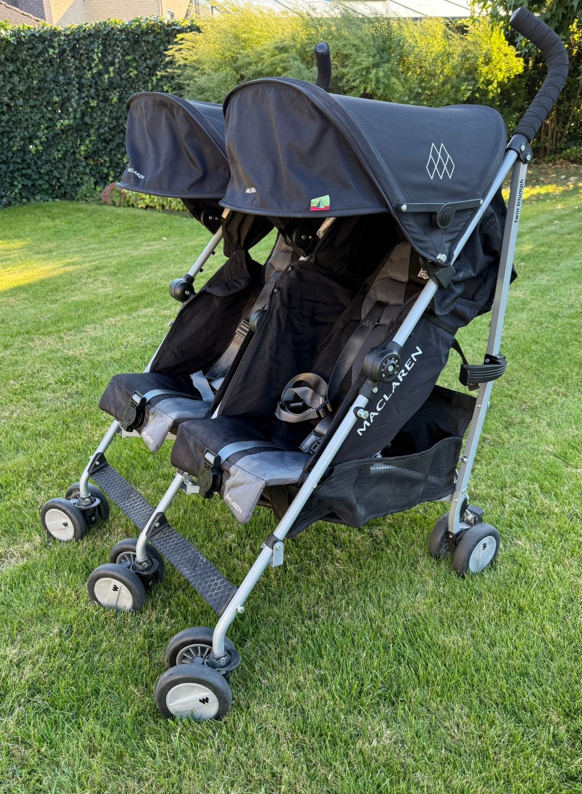Dubbele buggy Maclaren, Kinderen en Baby's, Ophalen, Gebruikt, Maclaren, Duomodel