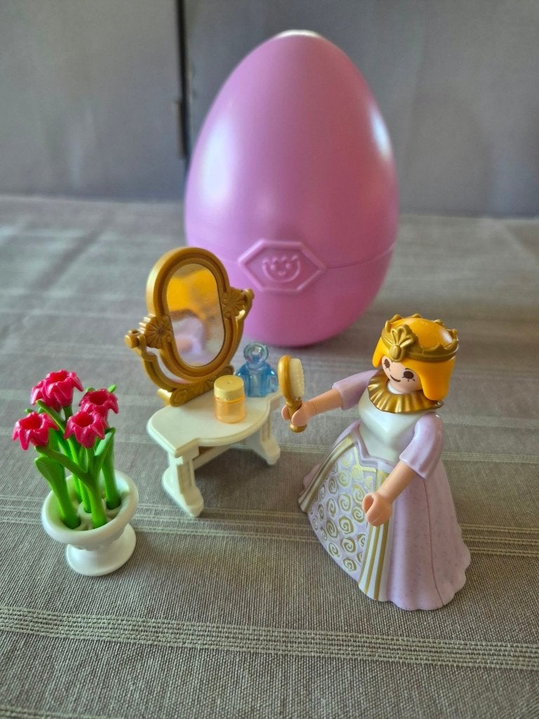 Playmobil 4940 - œuf princesse avec coiffeuse, Enlèvement ou Envoi, Comme neuf, Kit complet, Princess