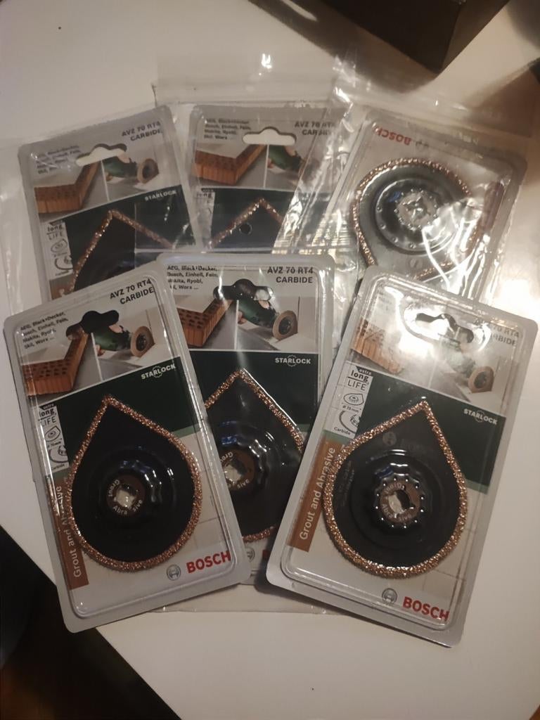Bosch AVZ 70 RT4 CARBIDE Nieuw 
6 stuks, Enlèvement ou Envoi, Neuf