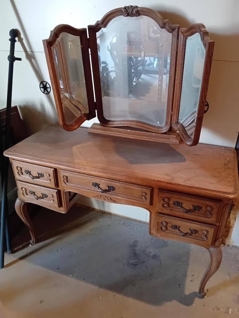 Commode avec miroir, Maison & Meubles, Armoires | Commodes, Enlèvement, Utilisé, 50 à 75 cm, 100 à 150 cm