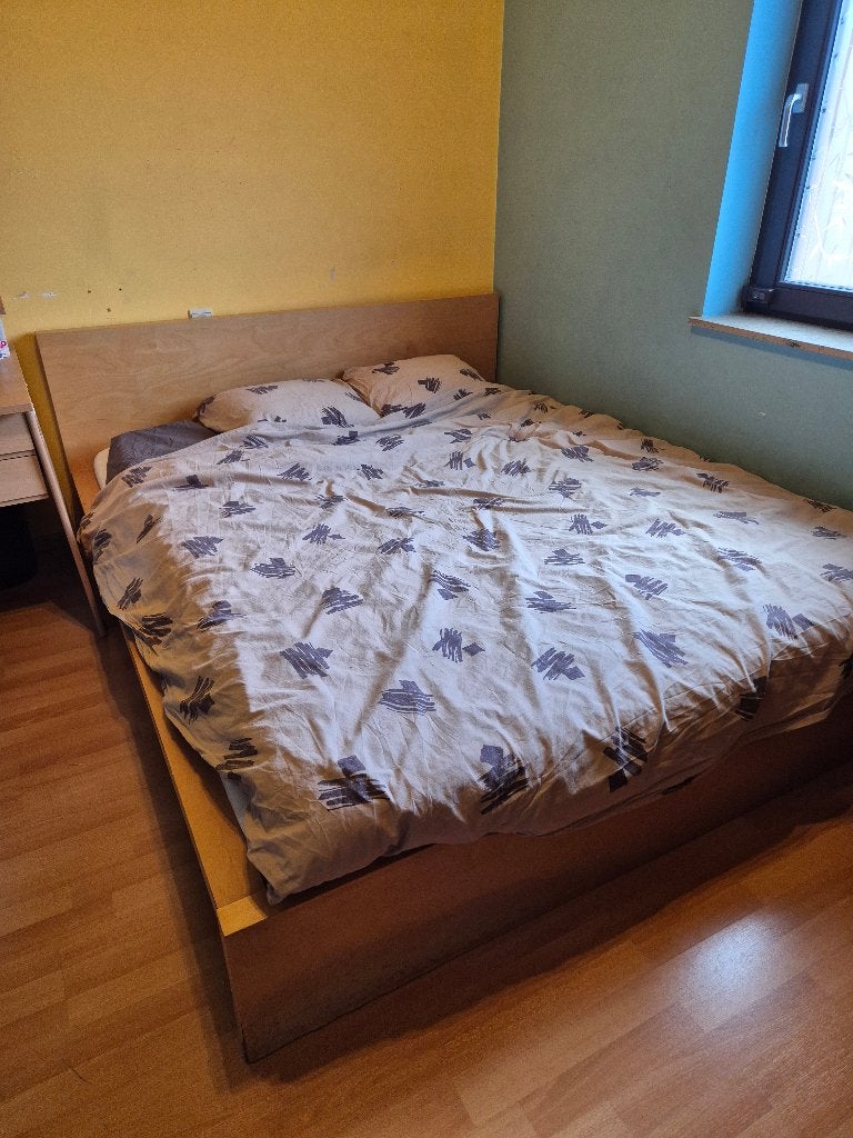 Lit IKEA 160 cm, 210 cm, Brun, Enlèvement, Utilisé