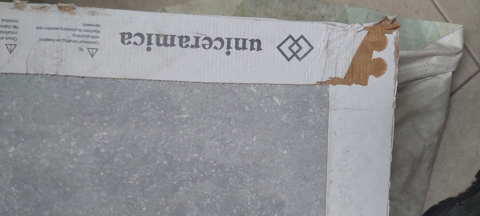 Uniceramica terrastegel 60x60x2, Tuin en Terras, Ophalen, Gecoat, Keramiek, Nieuw