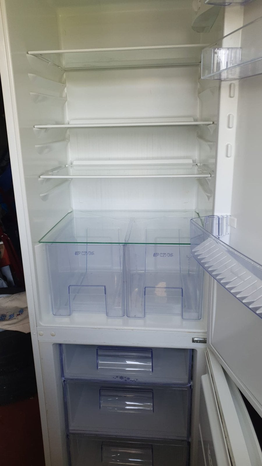 Koelkast Zanussi, Elektronische apparatuur, Koelkasten en IJskasten, Ophalen, Gebruikt, Met aparte vriezer, 160 cm of meer