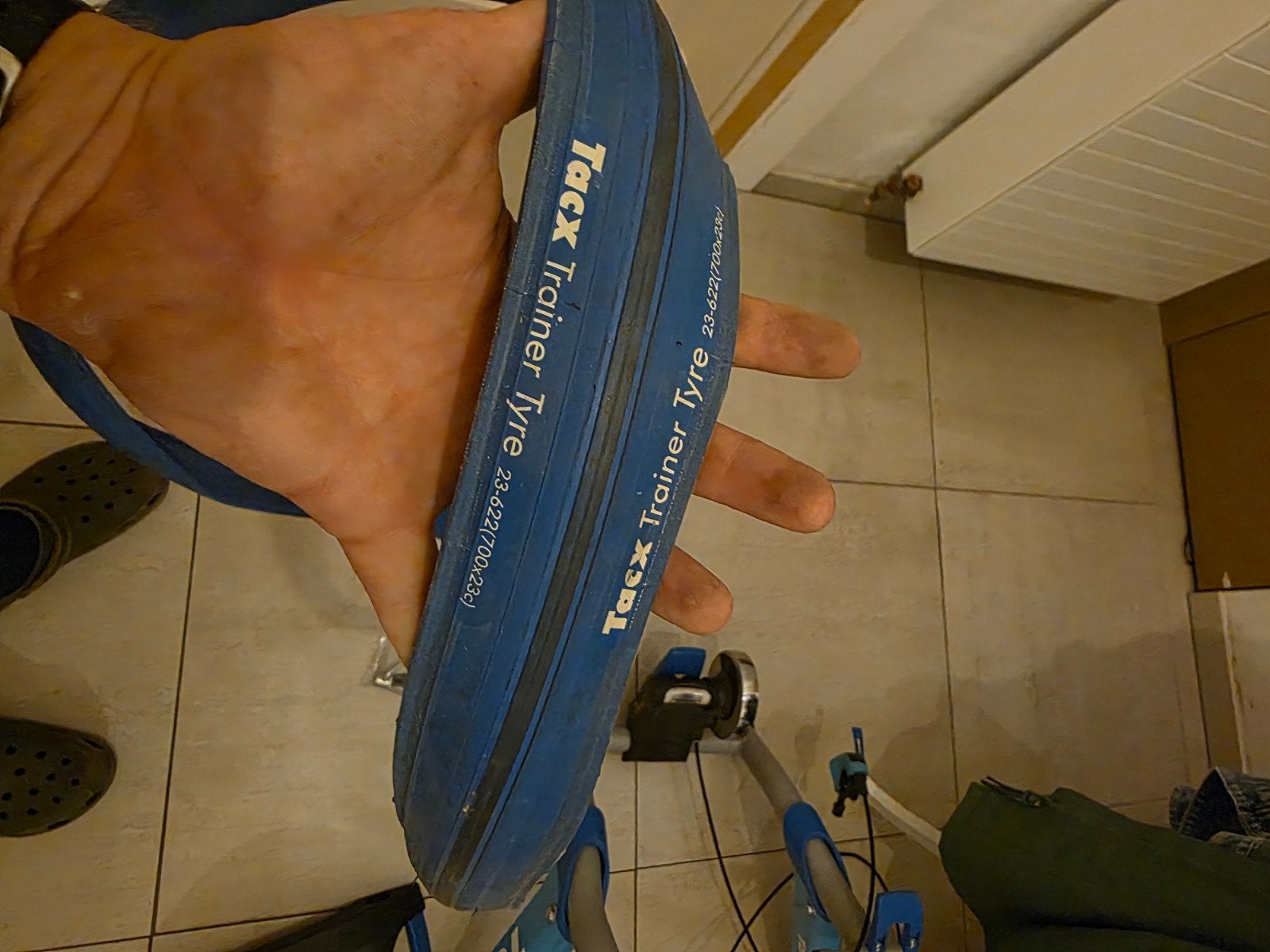 Rollen fiets met trainingsband en steun, Fietsen en Brommers, Ophalen