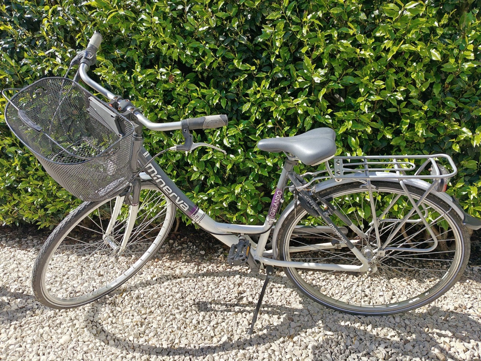 Damesfiets minerva, Ophalen