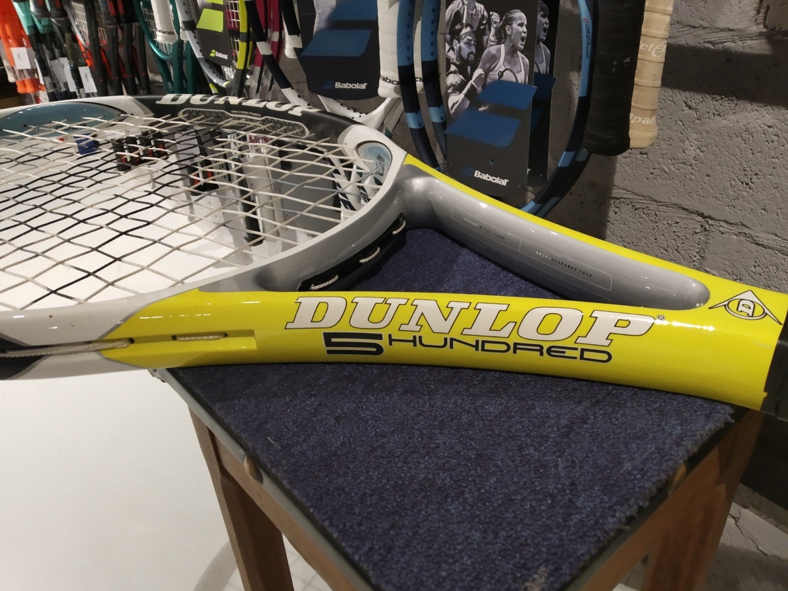 racket geante Dunlop année +-1990, Enlèvement, Raquette, Dunlop