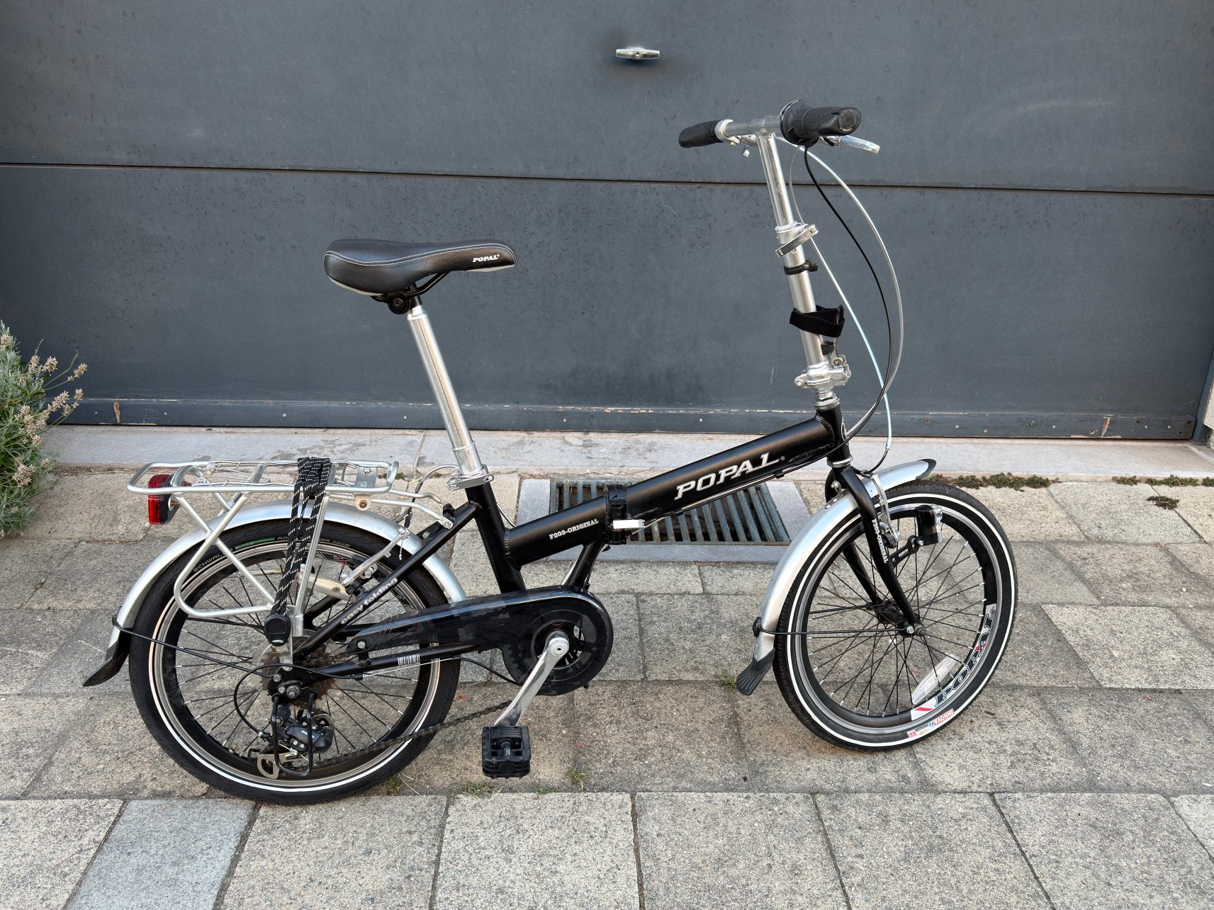 Popal plooifiets, Gebruikt, Velgrem, 14 tot 16 inch, Versnellingen