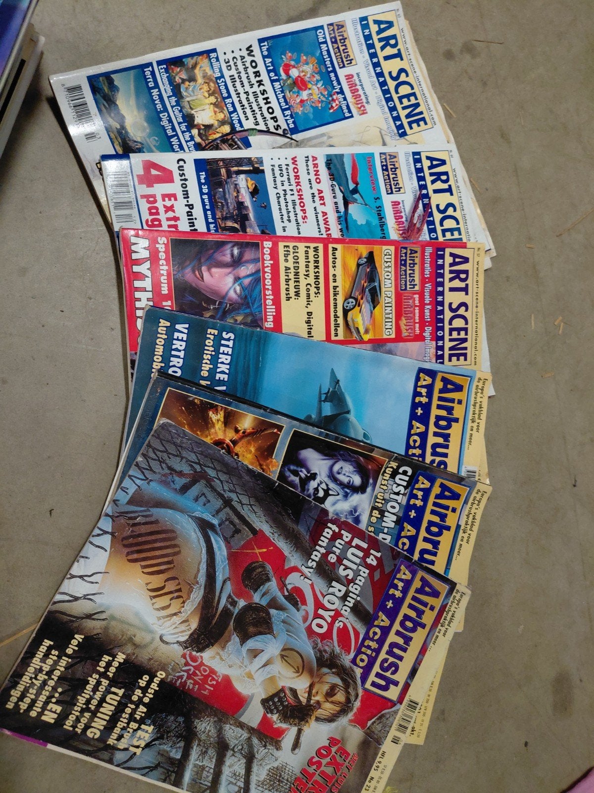 Airbrush magazine 47 stuk, Boeken, Ophalen
