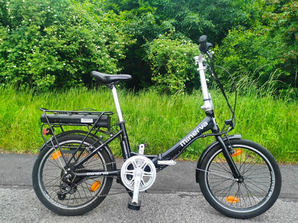 Vélo électrique Vélo pliant électrique Vélo pliant ebike, Autres marques, 51 à 55 cm, 50 km par batterie ou plus, Comme neuf