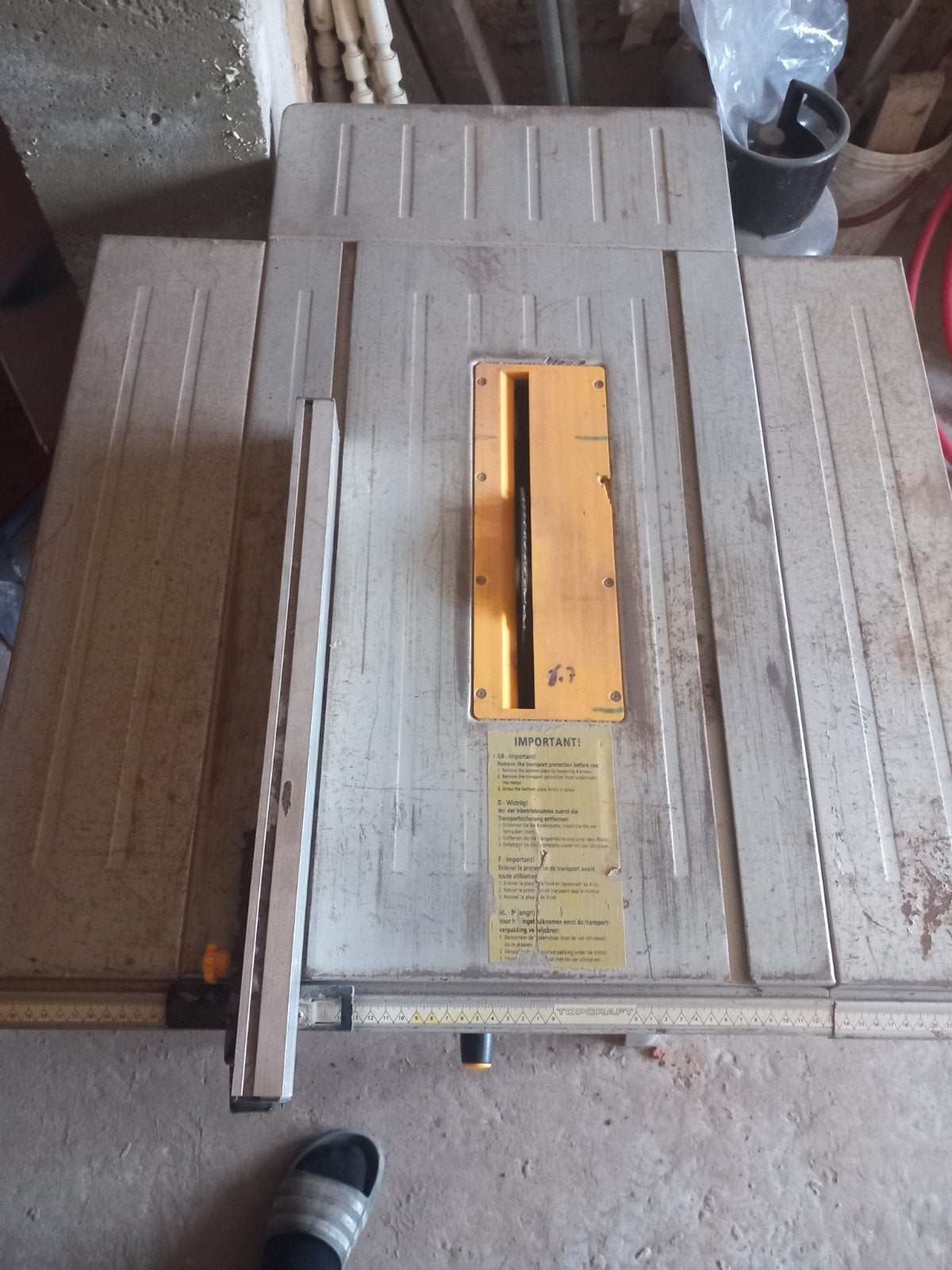 machine a scies, Doe-het-zelf en Bouw, Gereedschap | Zaagmachines, Ophalen, Gebruikt, Overige typen, TopCraft
