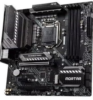 MSI B460M MORTAR Moederbord met Socket LGA 1200, Computers en Software, Ophalen of Verzenden, Gebruikt