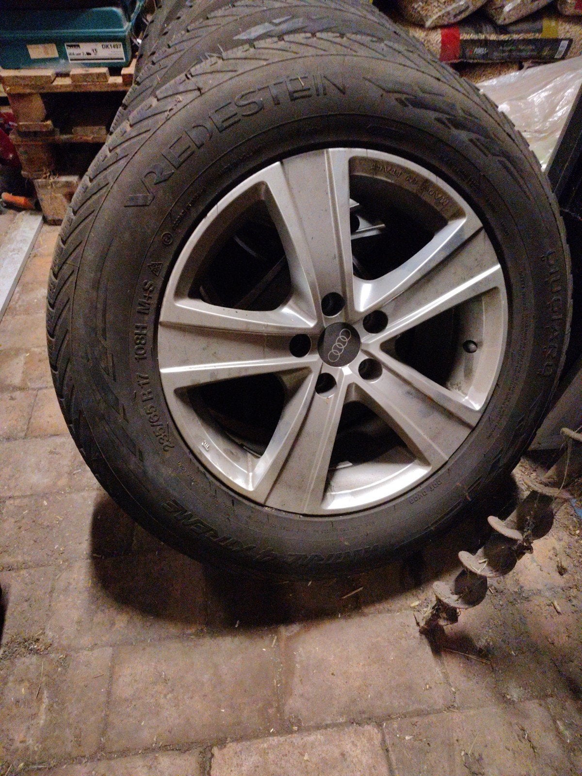 aluminium velgen met winterbanden, Pneus hiver, 17 pouces, Enlèvement, Véhicule tout-terrain