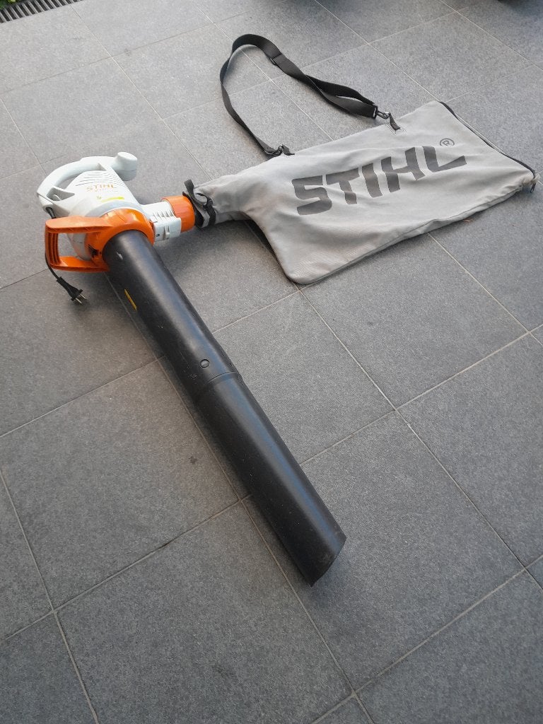 Stihl electrische bladzuiger model SHE 71, Tuin en Terras, Ophalen, Stilh, Gebruikt, Met opvangzak