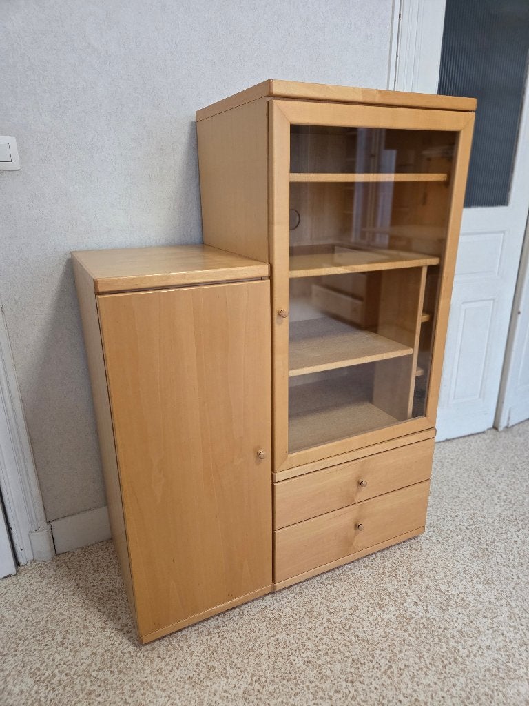 Dressoir met raam - Hulsta, Ophalen, Met lade(s), 50 tot 100 cm, Zo goed als nieuw