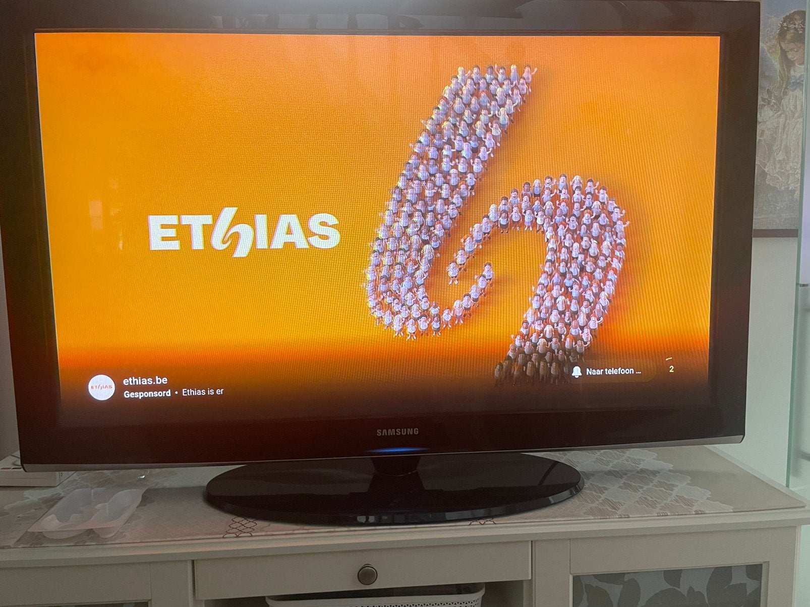 Tv 55inch, Ophalen, Gebruikt, Samsung, Smart TV